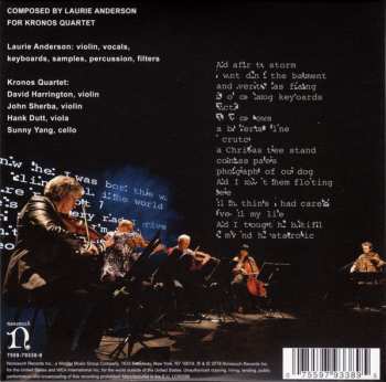 CD Laurie Anderson: Landfall 19683