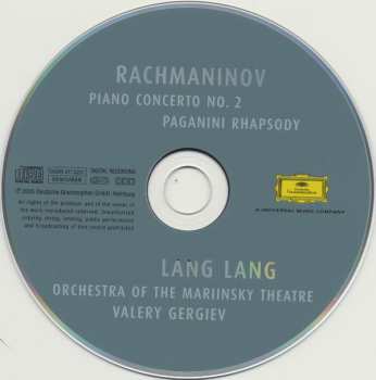 CD Lang Lang: Piano Concerto No. 2, Paganini Rhapsody 45363