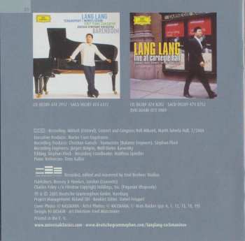 CD Lang Lang: Piano Concerto No. 2, Paganini Rhapsody 45363