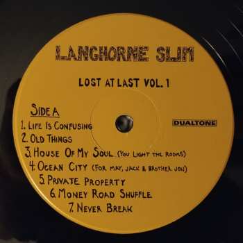 LP Langhorne Slim: Lost At Last Vol. 1 60483