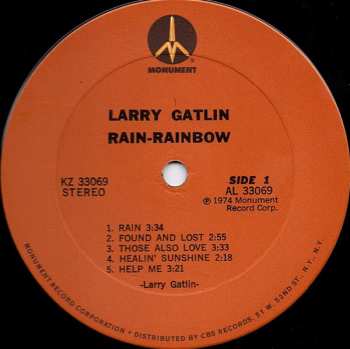 LP Larry Gatlin: Rain Rainbow