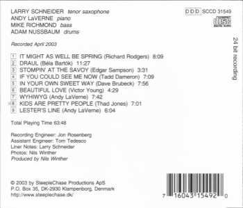 CD Larry Schneider: It Might As Well Be Spring 127526