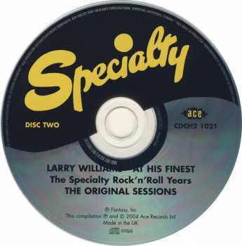 2CD Larry Williams: At His Finest: The Specialty Rock 'N' Roll Years 295801