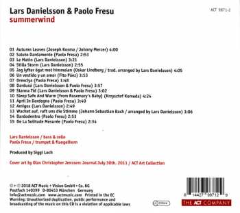 CD Lars Danielsson: Summerwind DIGI 186053