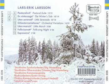 CD Lars-Erik Larsson: Pastoralsvit / En Vintersaga / Liten Serenad / Orkestervariationer / Liten Marsch / Folkvisenatt / Espressivo 294347