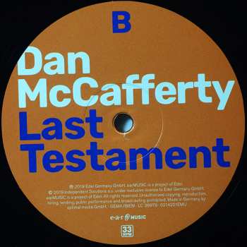 2LP Dan McCafferty: Last Testament  19808
