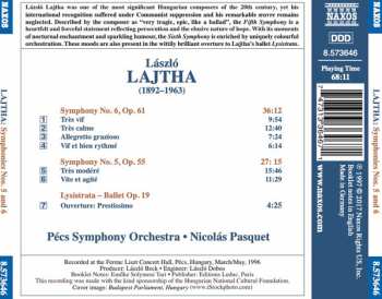 CD László Lajtha: Orchestral Works, Vol. 4: Symphonies Nos. 5 and 6; Lysistrata, Op. 19 (Overture) 345617