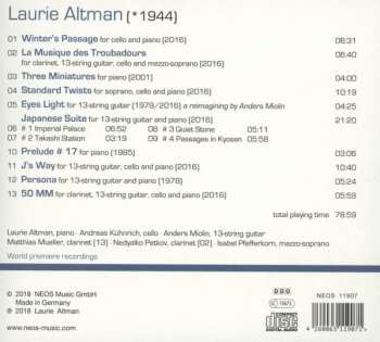 CD Laurie Altman: Quiet Stone: Music Of Laurie Altman 386911