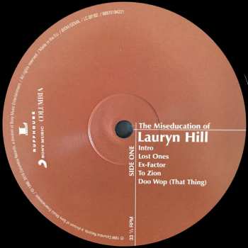 2LP Lauryn Hill: The Miseducation Of Lauryn Hill 23718