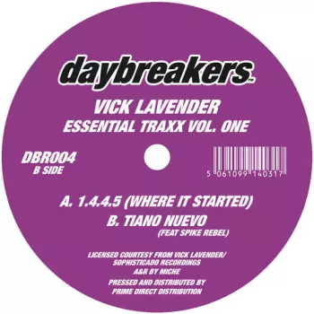 Lavender,vick: Essential Traxx Vol. 1