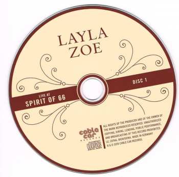 2CD Layla Zoe: Live At Spirit Of 66 188519