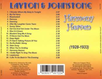 CD Layton And Johnstone: Harmony Heaven: American Duetists With Piano 232452