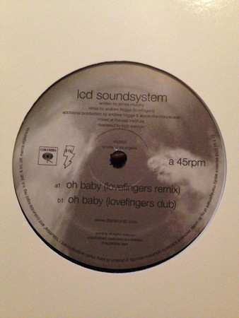 Album LCD Soundsystem: Oh Baby (Lovefingers Remix)