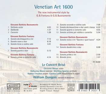 CD Le Concert Brisé: Venetian Art 1600 - The New Instrument Style By G.B. Fontana & G.B. Buonamente 122496