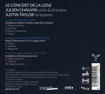 CD Le Concert de la Loge: La Poule 270743