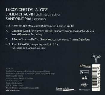 CD Le Concert de la Loge: La Reine 312476