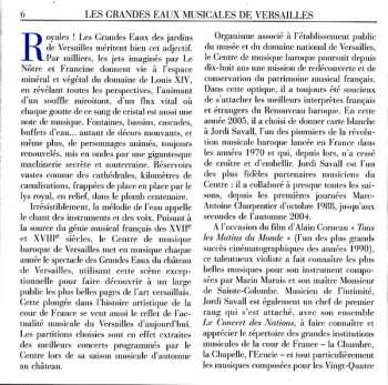 CD Le Concert Des Nations: Les Grandes Eaux Musicales De Versailles : Chefs-D'Œuvre Instrumentaux Des Règnes De Louis XIII Et Louis XIV 342548