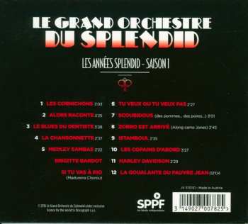 CD Le Grand Orchestre Du Splendid: Les Années Splendid - Sainon 1 270691