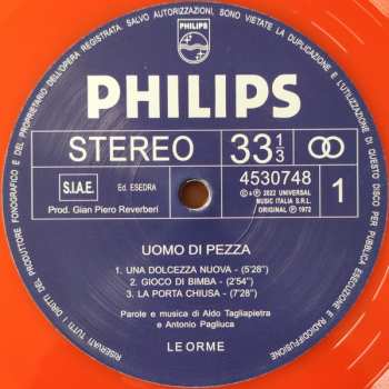 LP Le Orme: Uomo Di Pezza LTD | NUM | CLR 413688