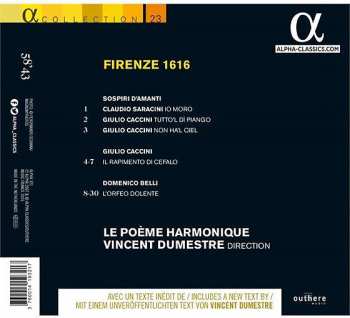 CD Le Poème Harmonique: Firenze 1616 113846