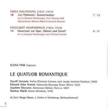 SACD Le Quatuor Romantique: A Late Romantic Christmas Eve 448123