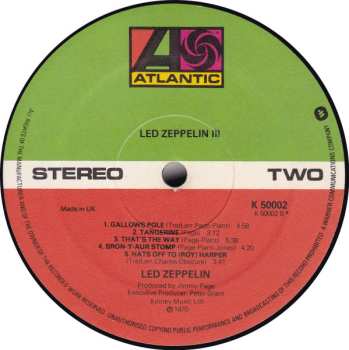 LP Led Zeppelin: Led Zeppelin III 493064