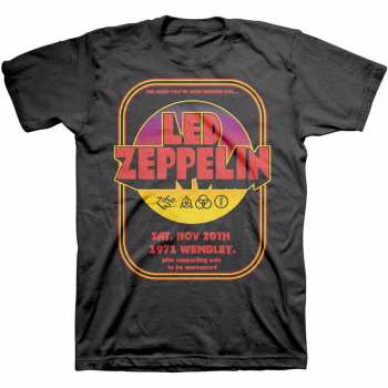 Merch Led Zeppelin: Tričko 1971 Wembley 