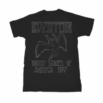 Merch Led Zeppelin: Tričko Usa 1977 L