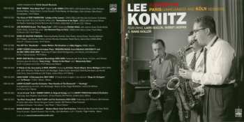 CD Lee Konitz: Lee Konitz In Europe '56 - Paris (Unreleased) And Köln Sessions 327425