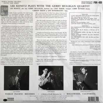 LP Lee Konitz: Lee Konitz Plays With The Gerry Mulligan Quartet 396502