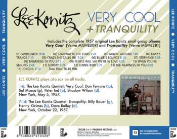 CD Lee Konitz: Very Cool + Tranquility 452851