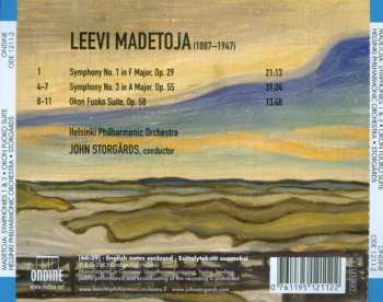 CD Leevi Madetoja: Symphonies 1 & 3 - Okon Fuoko Suite 99595