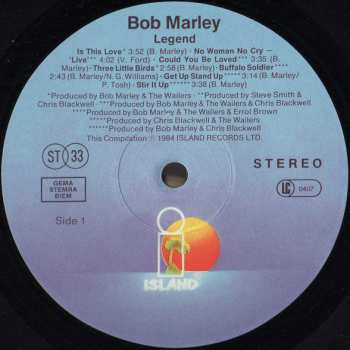 LP Bob Marley & The Wailers: Legend - The Best Of Bob Marley And The Wailers 20005