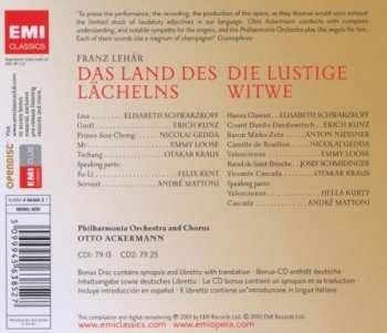 3CD Franz Lehár: Die lustige Witwe / Das Land Des Lächelns 528384