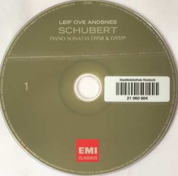 2CD Leif Ove Andsnes: Late Piano Sonatas D850 • D958 • D959 • D960 49748