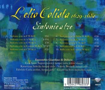 CD Lelio Colista: Sinfonie A Tre 193387