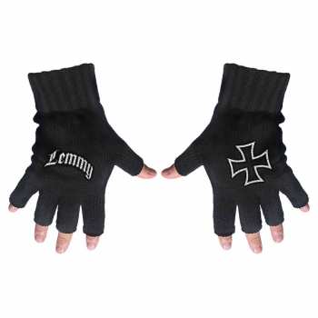 Merch Lemmy: Rukavice Logo Lemmy & Iron Cross