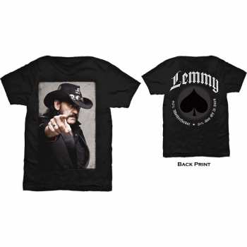 Merch Lemmy: Tričko Pointing Photo  XXL
