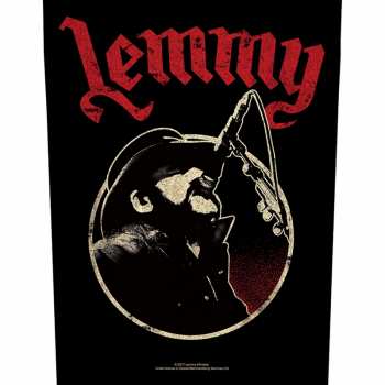 Merch Lemmy: Zádová Nášivka Microphone 