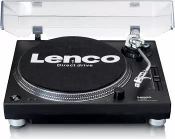 Lenco L-3809BK - gramofon s přímým náhonem
