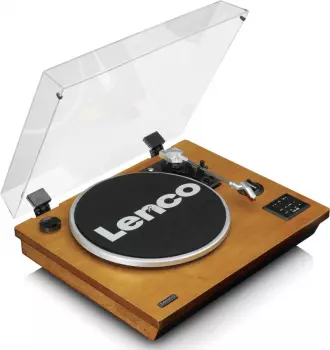 Lenco LS-55 gramofon s Bluetooth, USB a vestavěnými reproduktory Wood