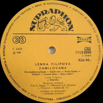 LP Lenka Filipová: Zamilovaná