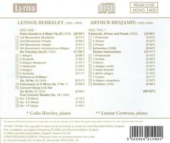 2CD Lennox Berkeley: Piano Music 528084