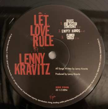 2LP Lenny Kravitz: Let Love Rule 387012