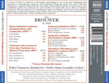 CD Leo Brouwer: Music For Bandurria And Guitar 257323