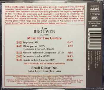 CD Leo Brouwer: Music For Two Guitars 116720