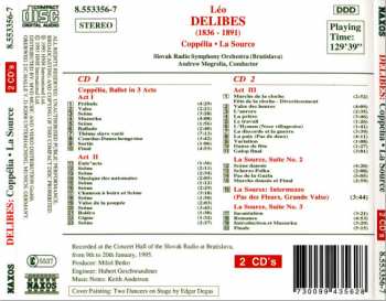 2CD Léo Delibes: Coppélia (Complete Ballet In 3 Acts) - La Source (Suites) 343993