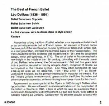 CD Léo Delibes: The Best Of French Ballet - Coppélia · Sylvia · La Source · Le Roi s'amuse · Kassya 296153