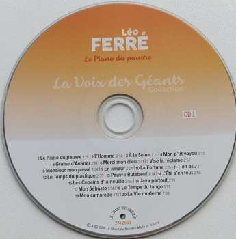 2CD Léo Ferré: Le Piano Du Pauvre - Paris Canaille 412107