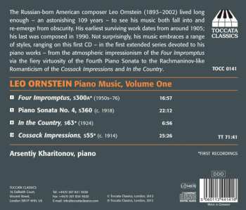 CD Leo Ornstein: Piano Music Volume One 527937